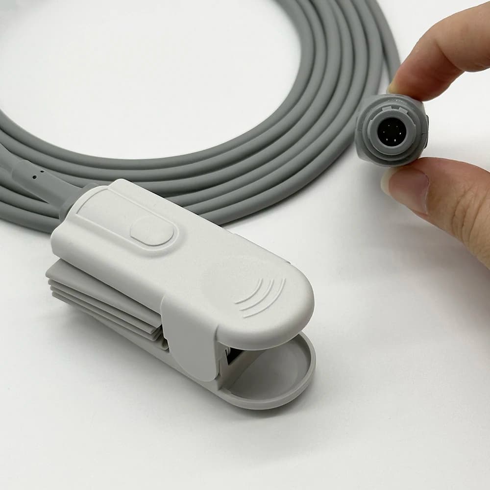 6-Pin 60-degree Spo2 Sensor, 3m