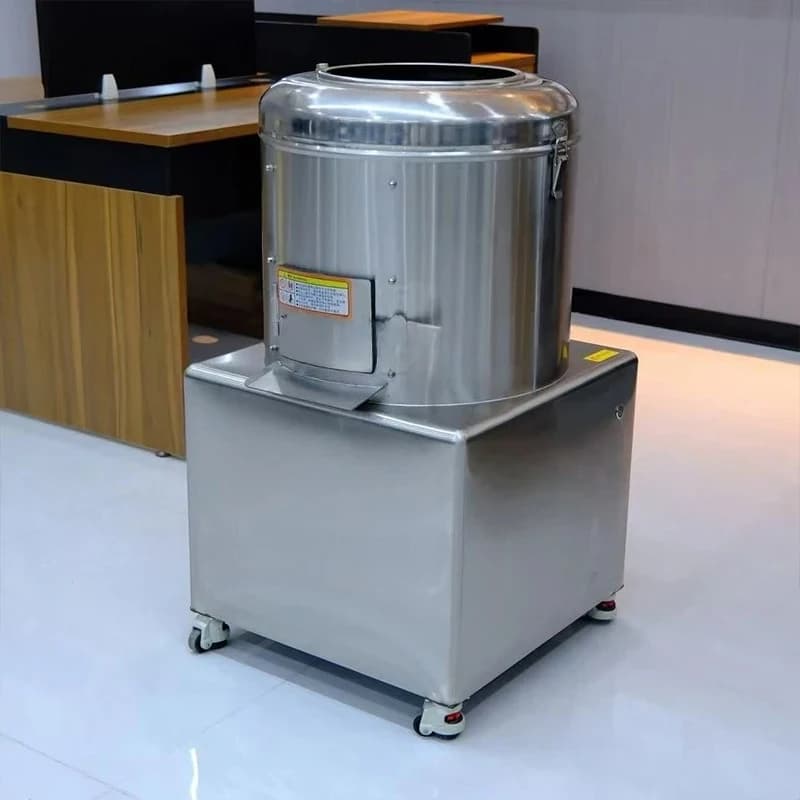 Vertical Electric Stainless Steel Potato Peeler, Large Capacity Taro And Radish Cleaning And Peeling Machine