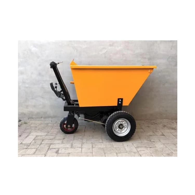 Farm Dump Cart Electric Hand Overturned Bucket Vehicle