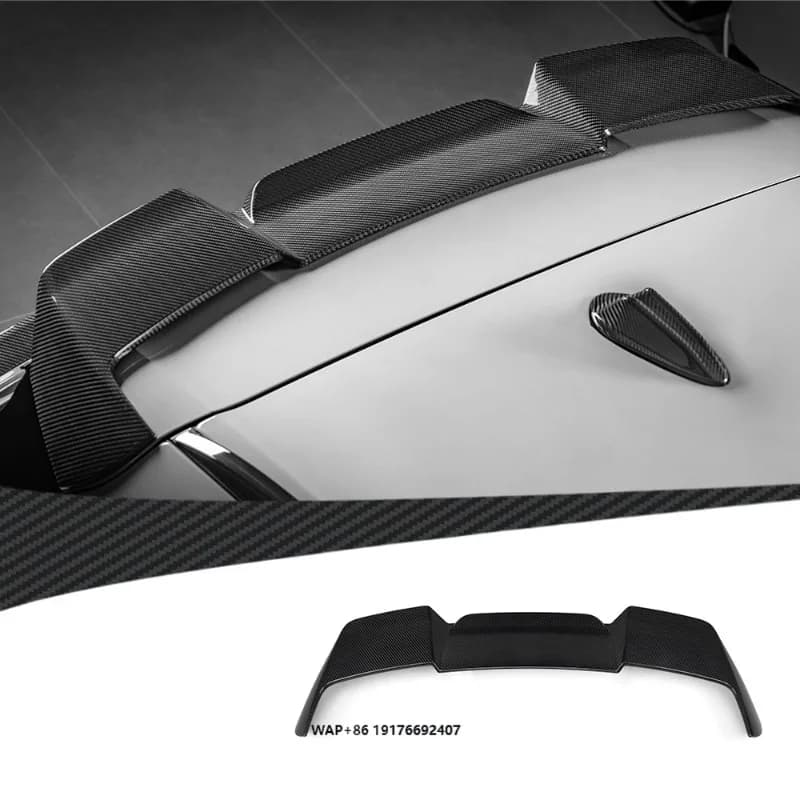 Glossy Prepreg Carbon Fiber Roof Spoiler for X5 G05 G18 2023+