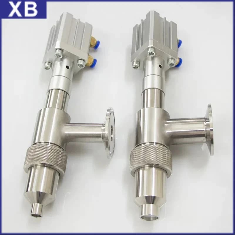 304 Stainless Steel Anti-Drip Filling Head Chuck Straight Head Pneumatic Filling Machine Accessories Discharge Nozzle