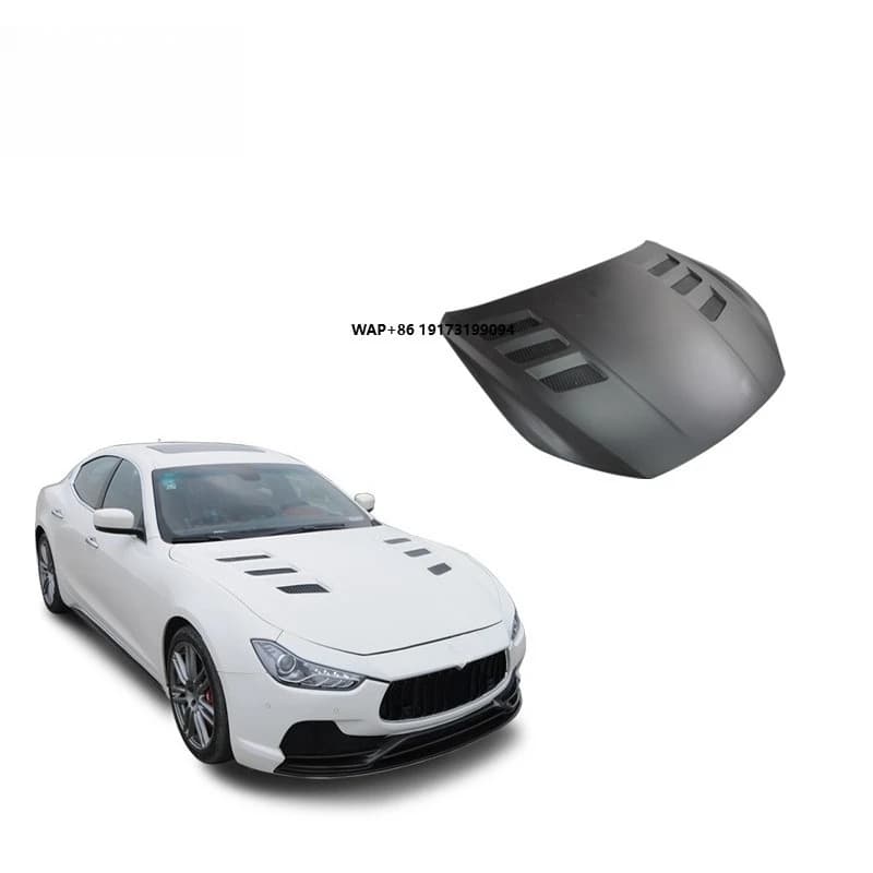 14-23 Model for Ghibli Carbon Fiber Perforated Hood Modification Kit