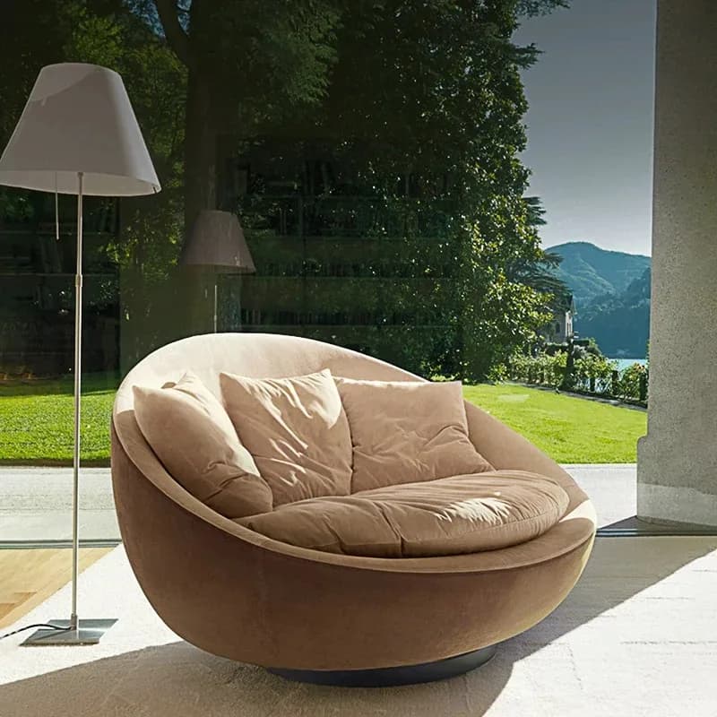 Indoor Beauty Living Room Chairs Luxury Beige Oversized Reading Lounge Chair Comfy High Quality Poltrona Para Sala Furniture