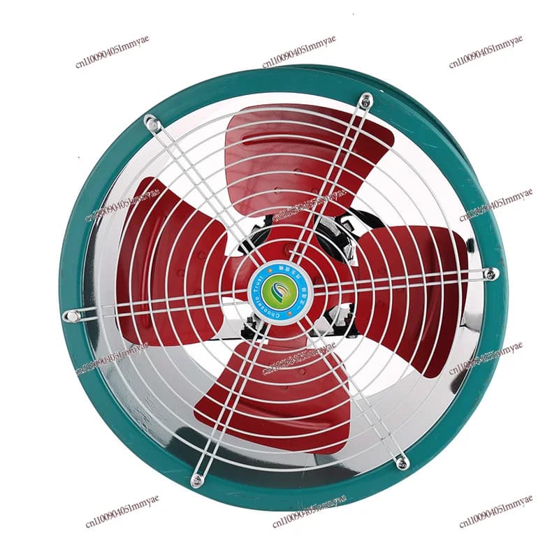 Pipeline type axial flow fan 220v blower silent high speed strong 380v