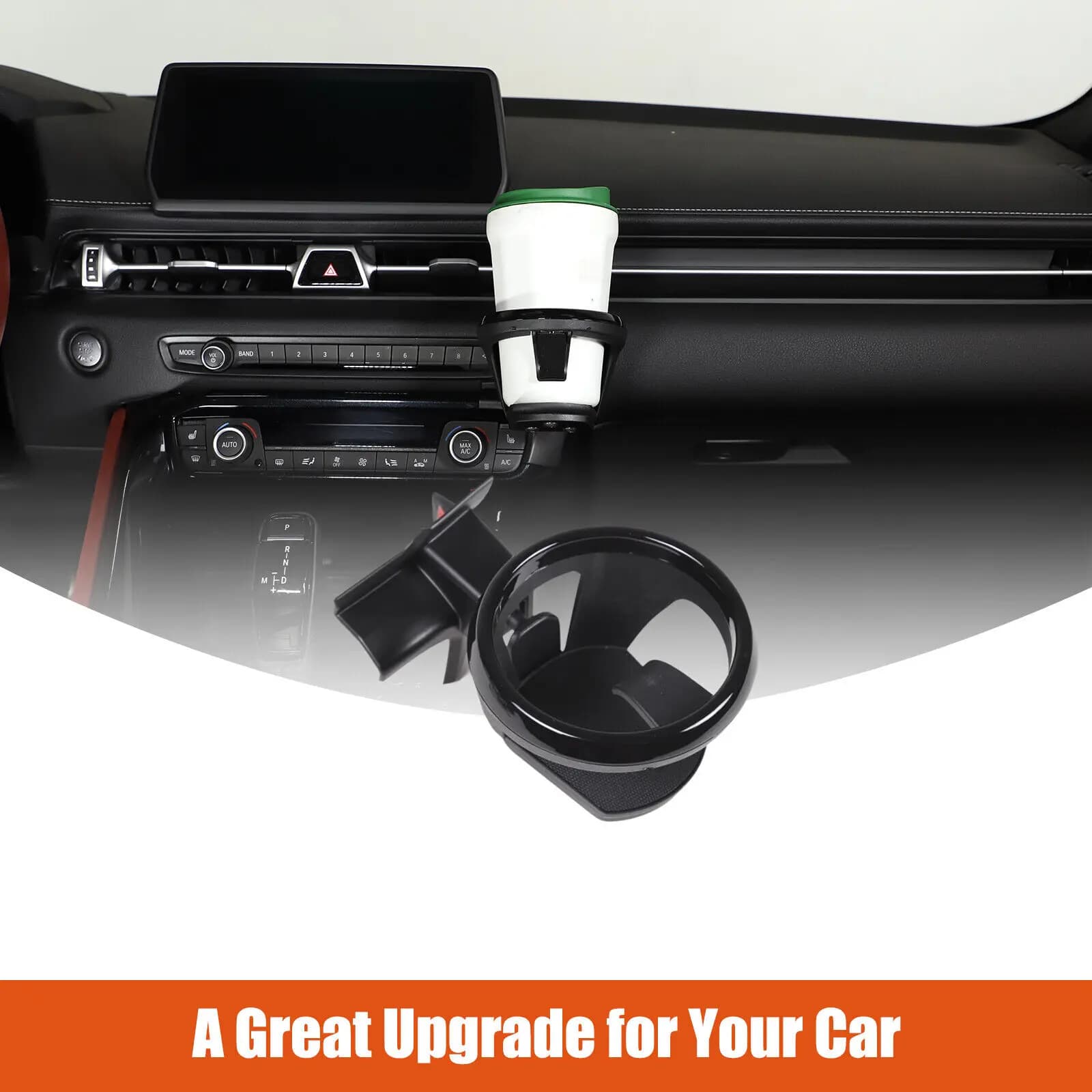 Car Center Console Cup Holder Drink Coffee Juice Bottle Mount Beverage Stand For Toyota GR Supra A90 MK5 2019-2024 Accessories
