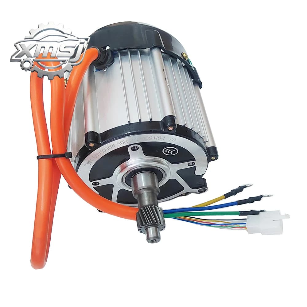 Motor Eléctrico Universal para Triciclo, 48V 60V, Imán Permanente, Sin Escobillas, Diferencial, 650W 800W 1000W