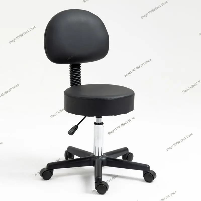 Explosion-proof Lift Round Stool Beauty Massage Manicure Chair Hairdressing Front Desk