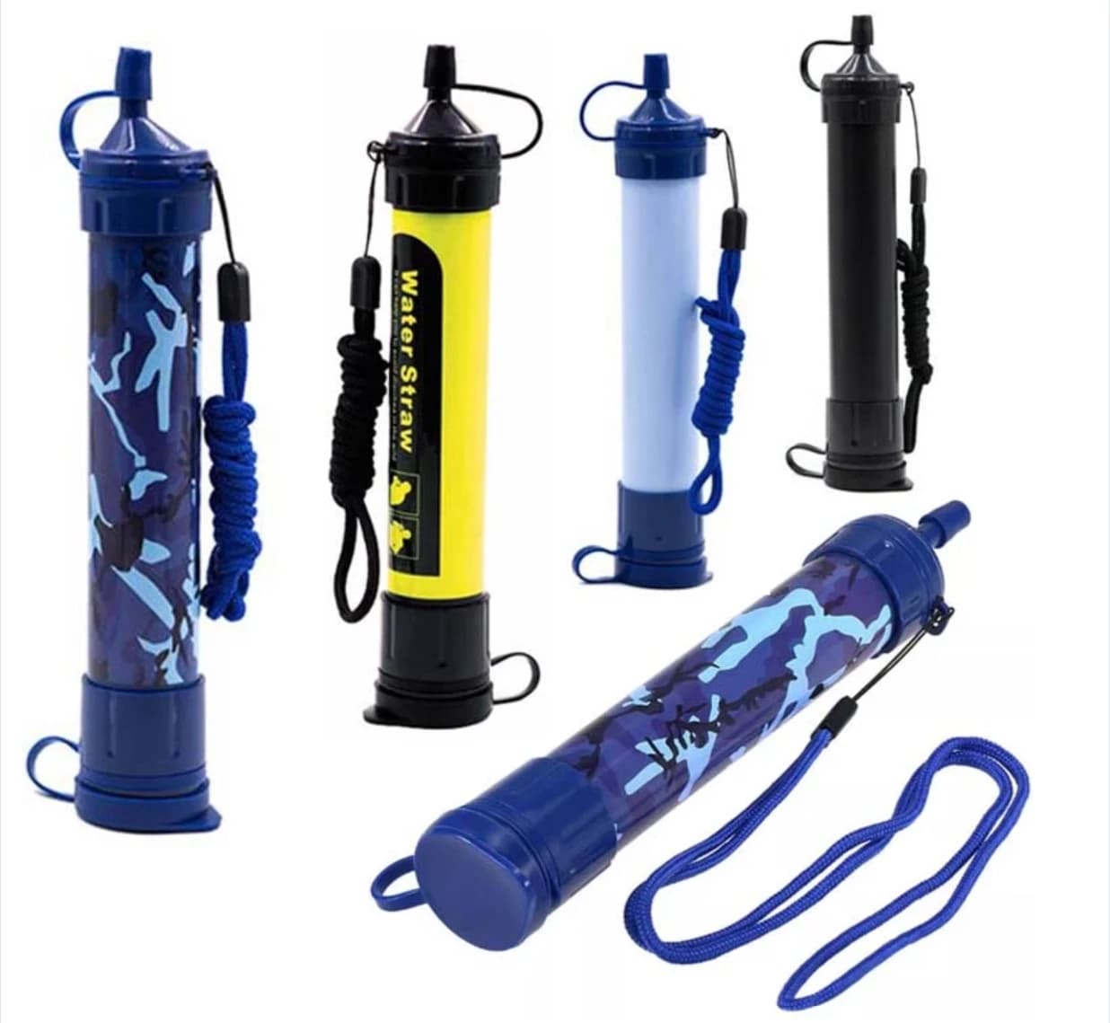 Outdoor Camping in the Wild Drinking Portable Water Purifier Double Filtration Portable Survival Filter