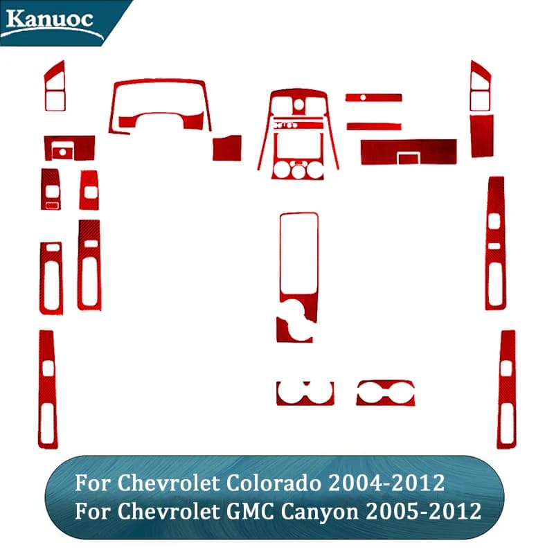 For Chevrolet GMC Canyon 2005-2012 Car Interior Stickers For Chevrolet Colorado 2004-2012 Car accessories