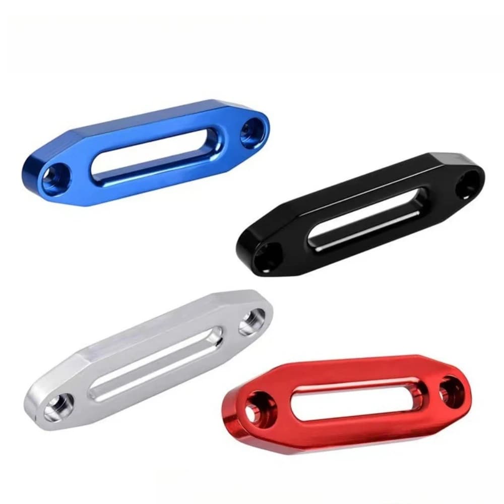 Front Rear Hawse Fairlead Winch 4-7/8'' 124mm Mount Centers for 3000LBS ATV UTV Rope Cable Vehicle Accessory Metal