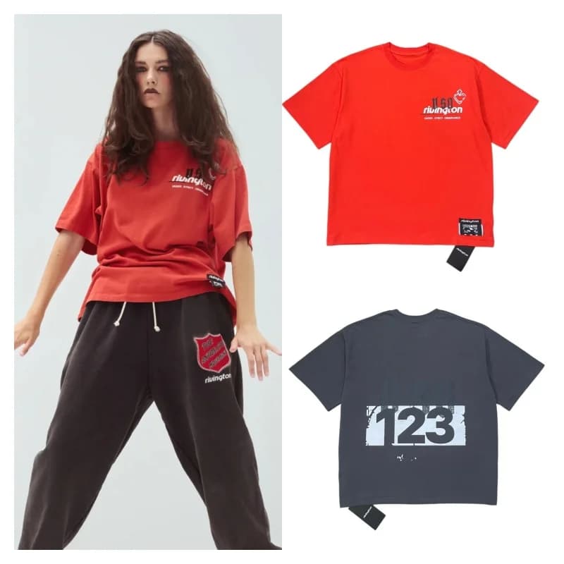 RRR-123 Rivington Roirebis 2026 SS Short-sleeved T-shirt Summer Hip-hop Loose-fit Fashionable Men’s Women’s T-shirt