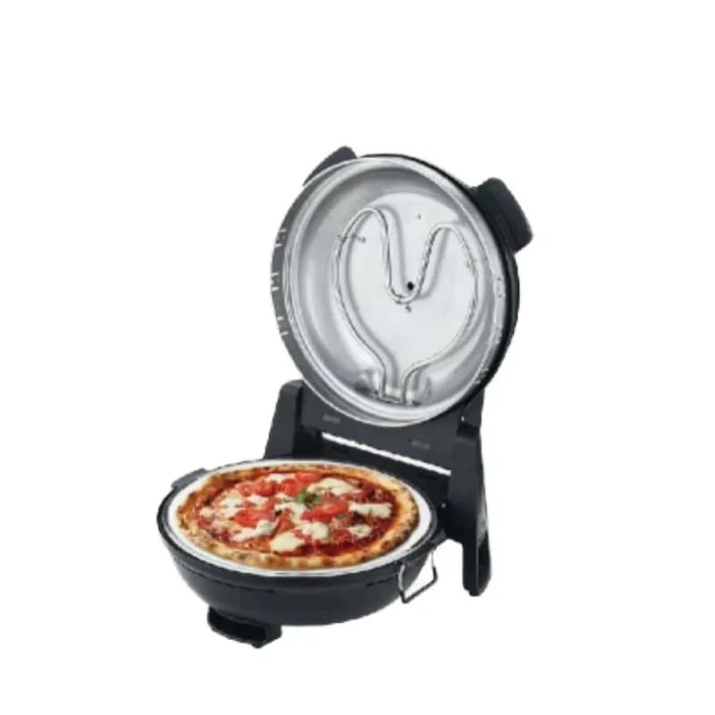 Pizza with Stainls Steel Rotary Built-in Oven Stone Pans BBQ