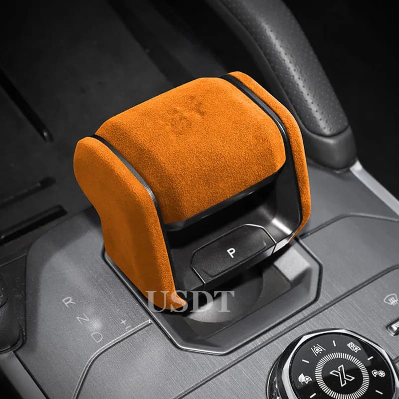 For Jetour T2 Traveler 2023 2024 2025 2026 TOP Suede Gear Shift Knob Cover Cap Protective Mat