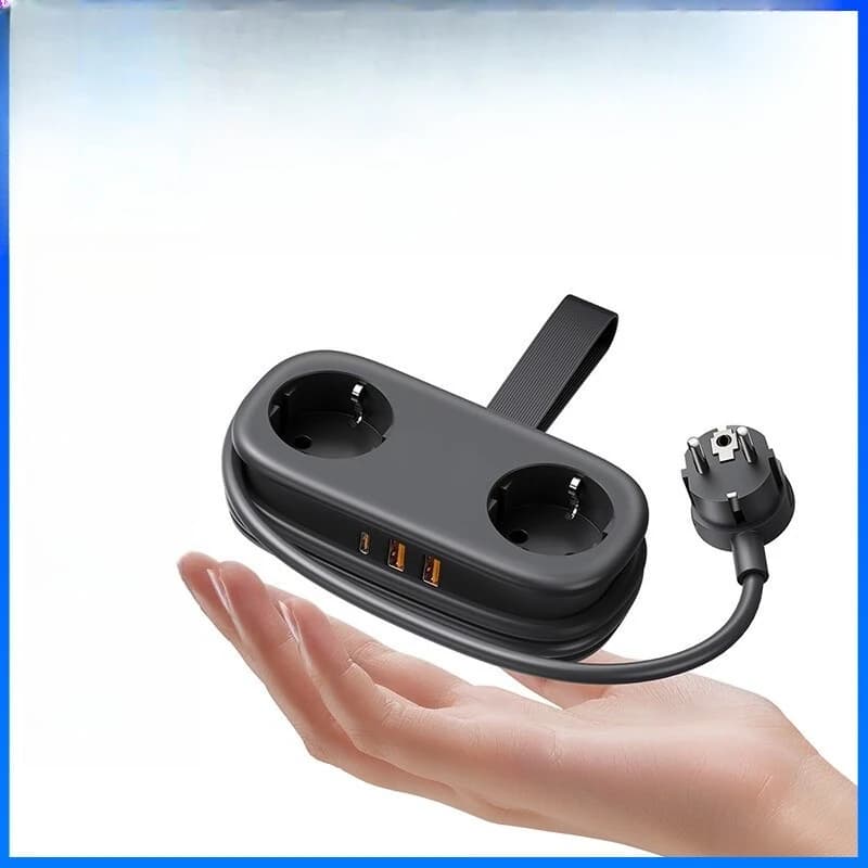 PD 20W storage winding socket USB socket German standard high power socket