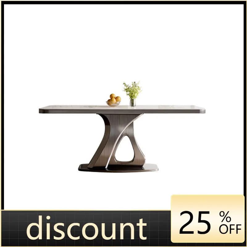 LMM household light luxury modern simple dining table living room dining table and chairs