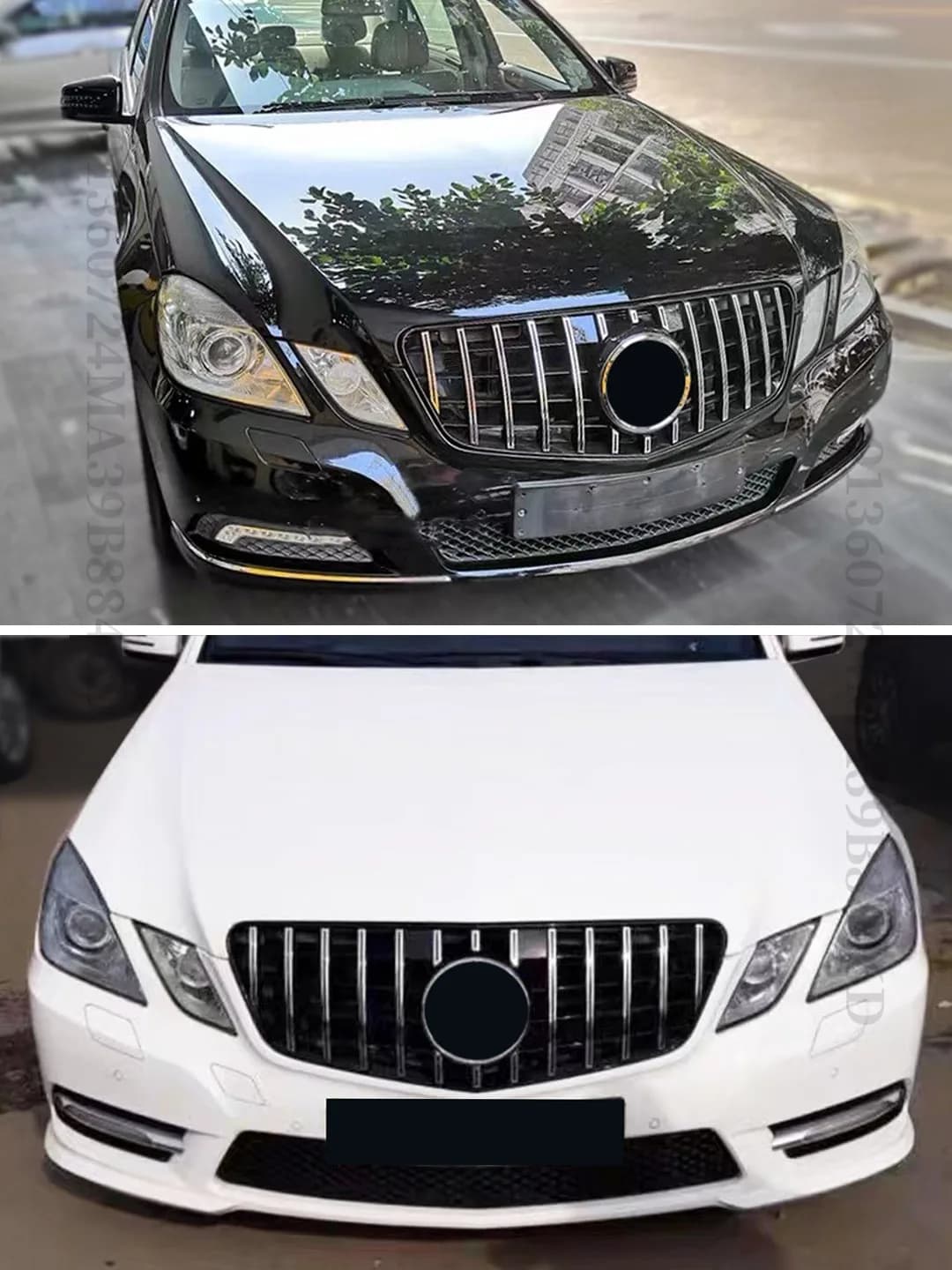 Suitable for Mercedes Benz E W212 2009-2015 E260 E300 E350 E200 Diamond Grille Bumper GT Accessories