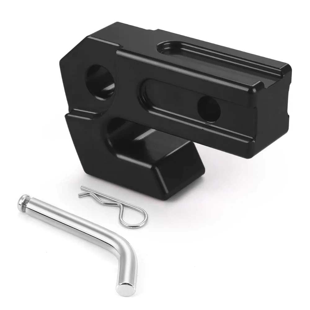 2" Towing Hitch Receiver Skid Protection 45000 lbs For 3/4" D-Ring or Soft Shackle for Off-Road Trucks SUV Towing Recovery