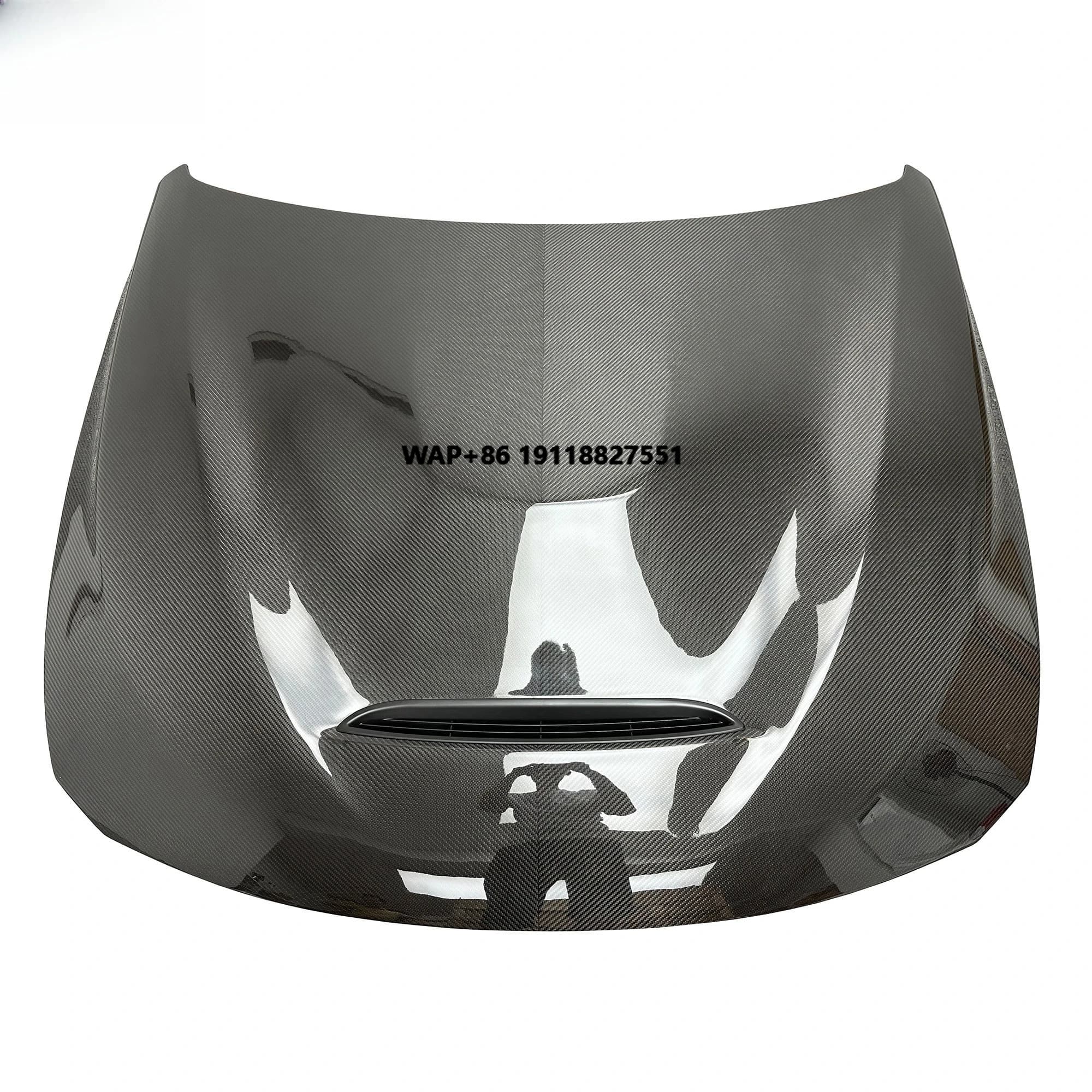 GTS Style Dry Full Carbon Fiber Front Hood for 4 Series F80 F82 F83 M3 M4 2014-2018 Carbon Engine Cover Bonnet Car Parts