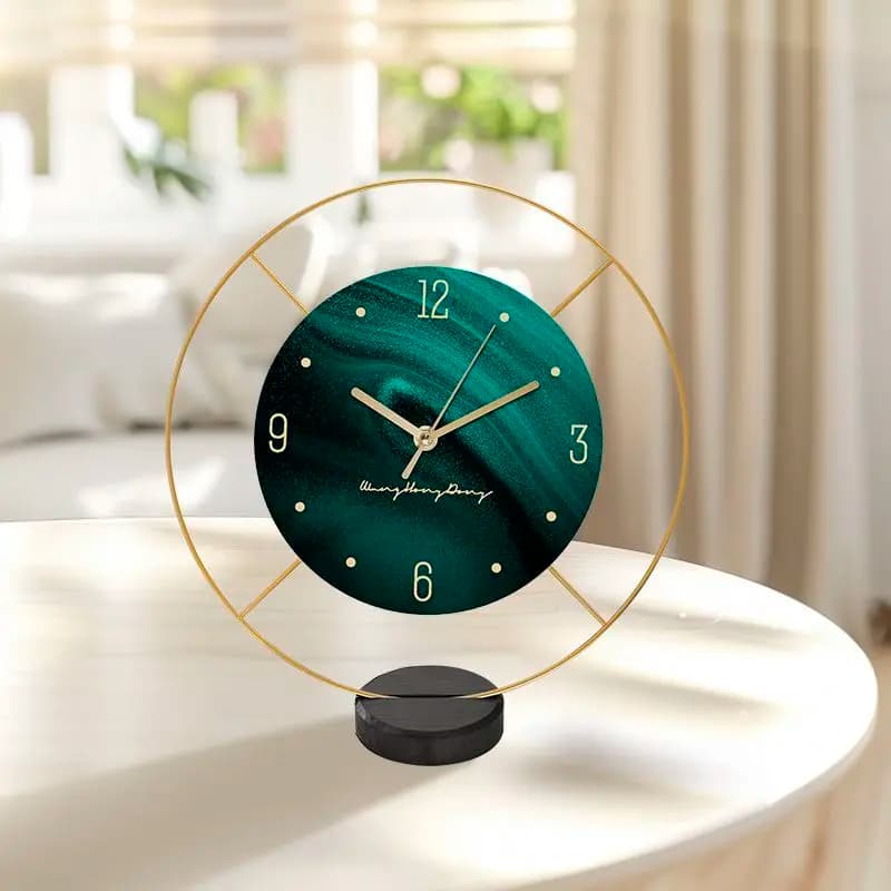 12 Inches Iron Art Digital Wall Clock Wall Decoration Restaurant Desktop Clock Nordic Fashion Art Wall Watch Room Decoration