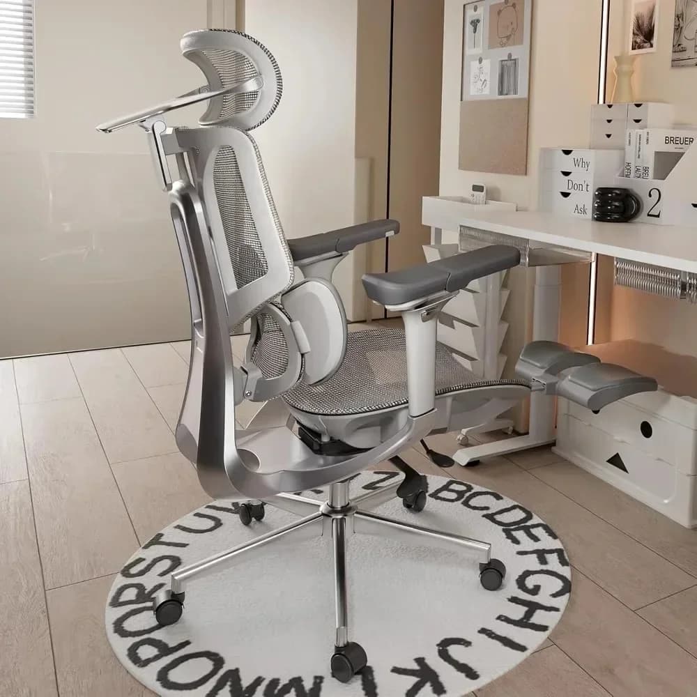 Hbada E3 Ergonomic Office Chair, with 3-Zone Dynamic Lumbar Support, 4D Adjustable Headrest, 6D Adjustable Armrests