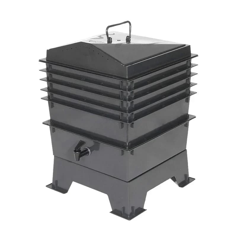 Outdoor manure compost bucket, earthworm breeding box, horticultural waste fermentation treatment, storage box, bait storage box