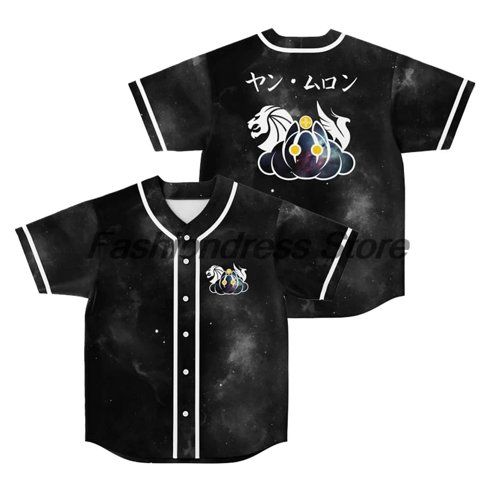 All in one Dabin Seven Lions Illenium Baseball Jersey V-Neck Short Sleeve Button-Down Shirts Women Men Streetwear Tops
