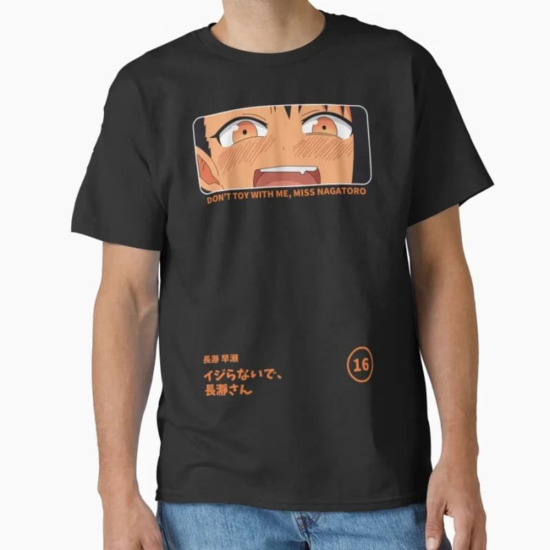 1030 Dont Toy With Me Nagatoro Hayase Gift for Anime lover 100% cotton Y2K clothes O -Neck Short Sleeve Graphic T-Shirt S-6XL