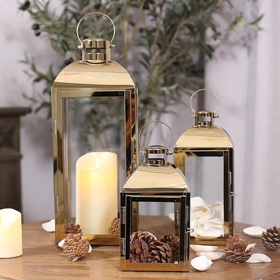 Windproof Stainless Steel Candle Holder,Lantern,Hurricane Candleholder,Candle Stand,Wind Lamp, Candlestick,Wedding Centerpieces