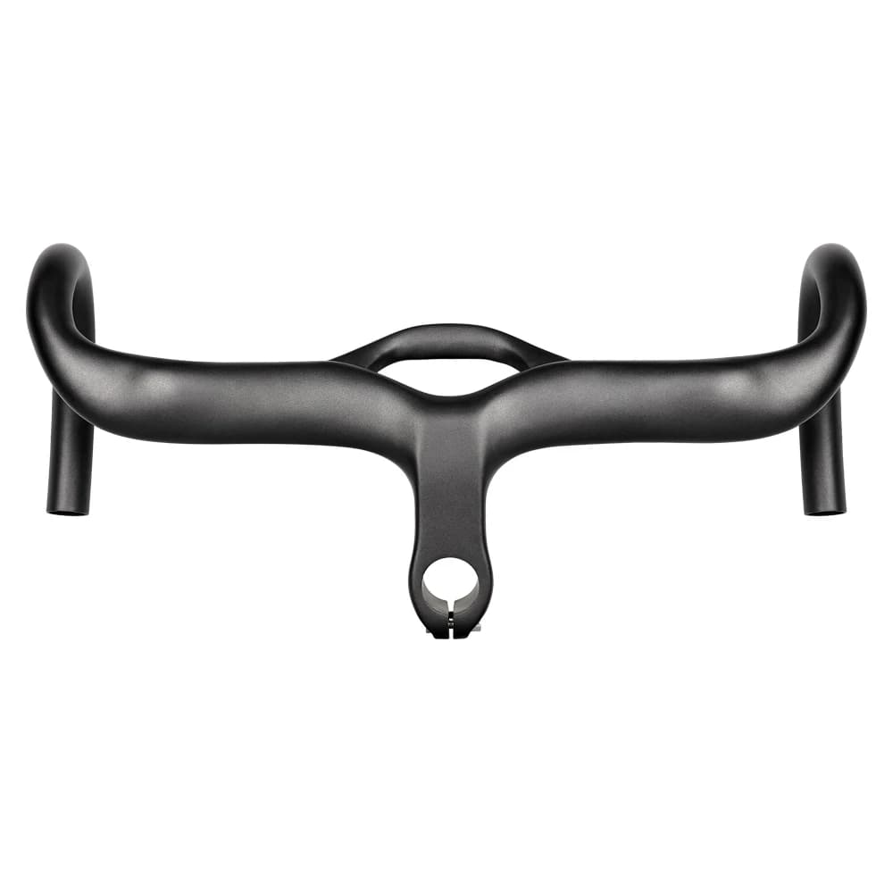 Toseek Bicycle Integrated Stem Handlebar 400 420 440 Carbon Fiber Drop Bars Matte Road Bike Race Handlebar for 28.6 Fork