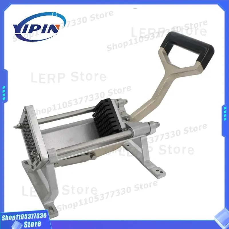 Commercial French Fries Cutter Machine Multi Functional Vegetable Dicer Labor Saving Potato Chip Slicer Kitchen Tool Multi