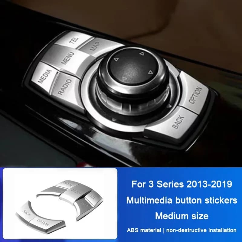 For BMW 3 4 Series 3GT F30 F32 F34 F35 F36 F80 2013-2018 2019 Car Center Console CD Buttons Sticker Window Lift Knob Cover Cap