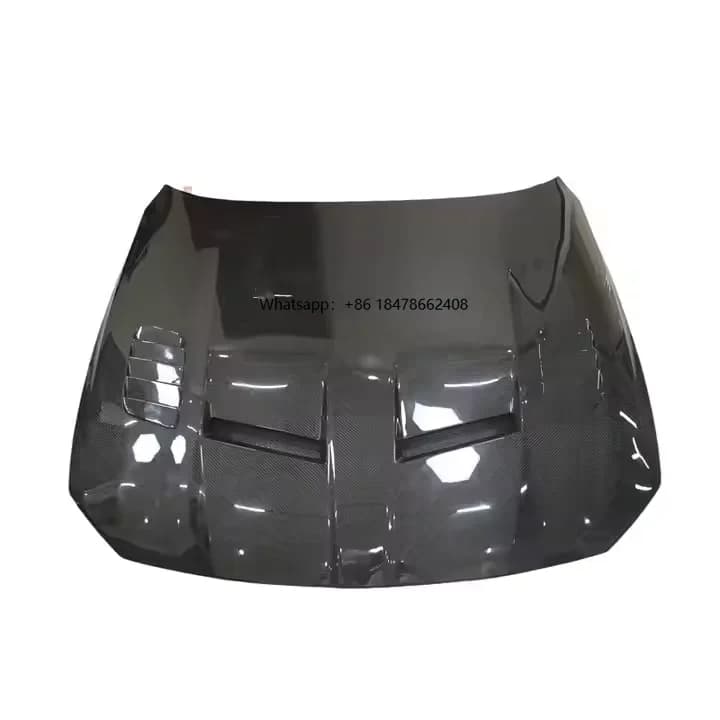 V Style Dry Carbon Fiber Hood for G80 M3 G82 M4 Bonnet