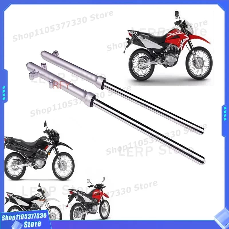 Silver Front Fork Shock Absorber Assembly For Honda XR150 XR125 Bros Motorcycle Accessories Front Suspension Parts