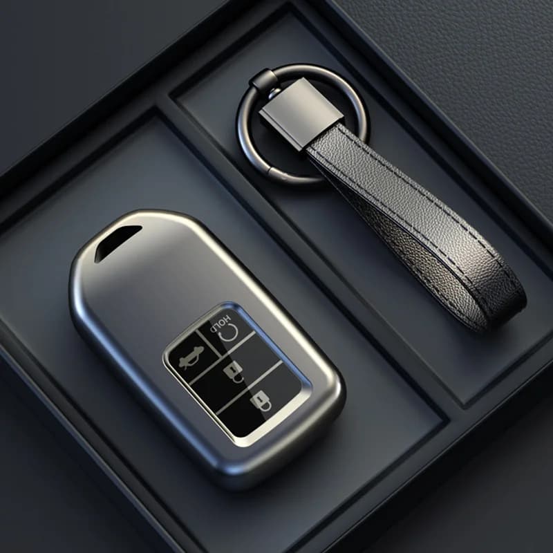 Car Key Case Cover Shell Fob for Honda Accord Civic CRV Pilot Ridgeline Odyssey Passport Smart Remote Key Protector