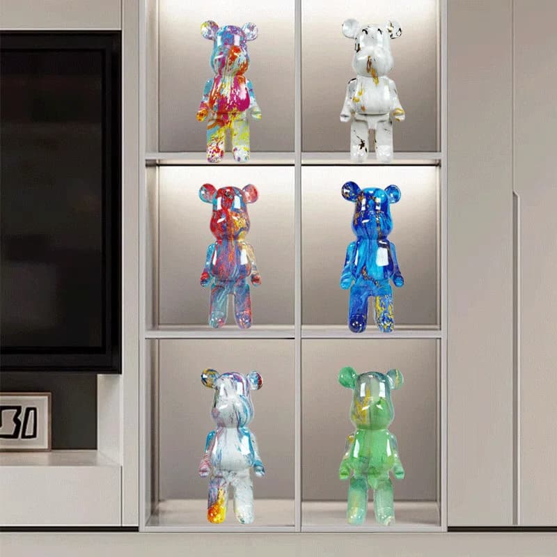 Cartoon Creative Violent Bear Piggy Bank Modern Living Room Decor Simple HomeTV Cabinet Ornament