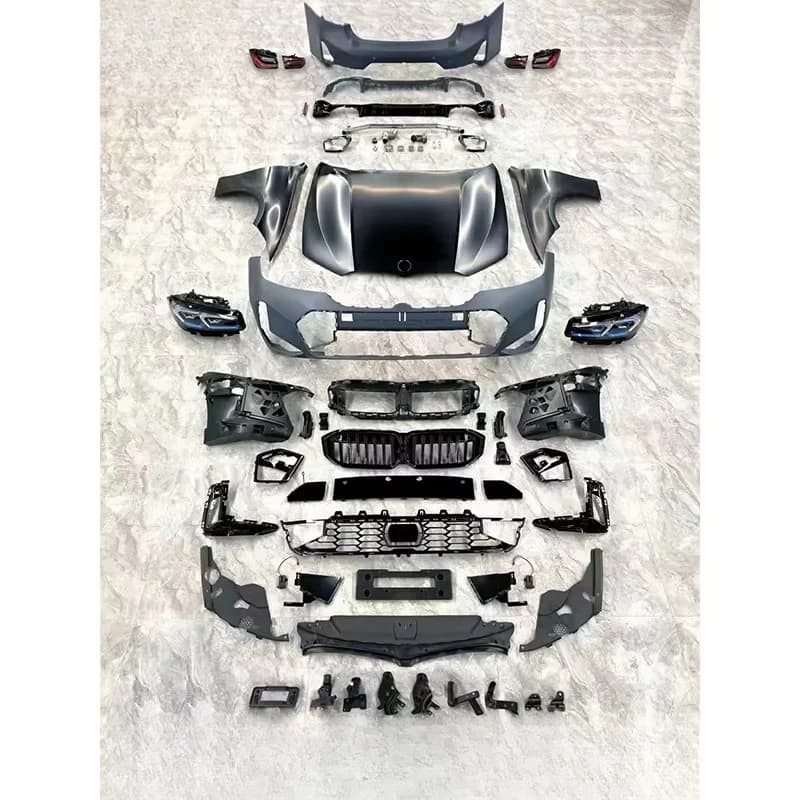 UKISS 2023 for 3 Series 13-19 F30 F35 New Condition Car Bumpers Grill Hood Diffusers Fenders for LCI G20 G28 MT Body Kit for