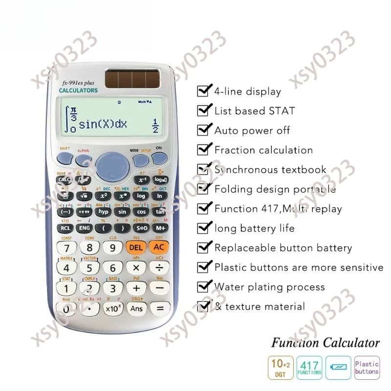 FX991ESPLUS 2nd Scientific Calculator, Matrix & Complex Number Calculating Tool for Students