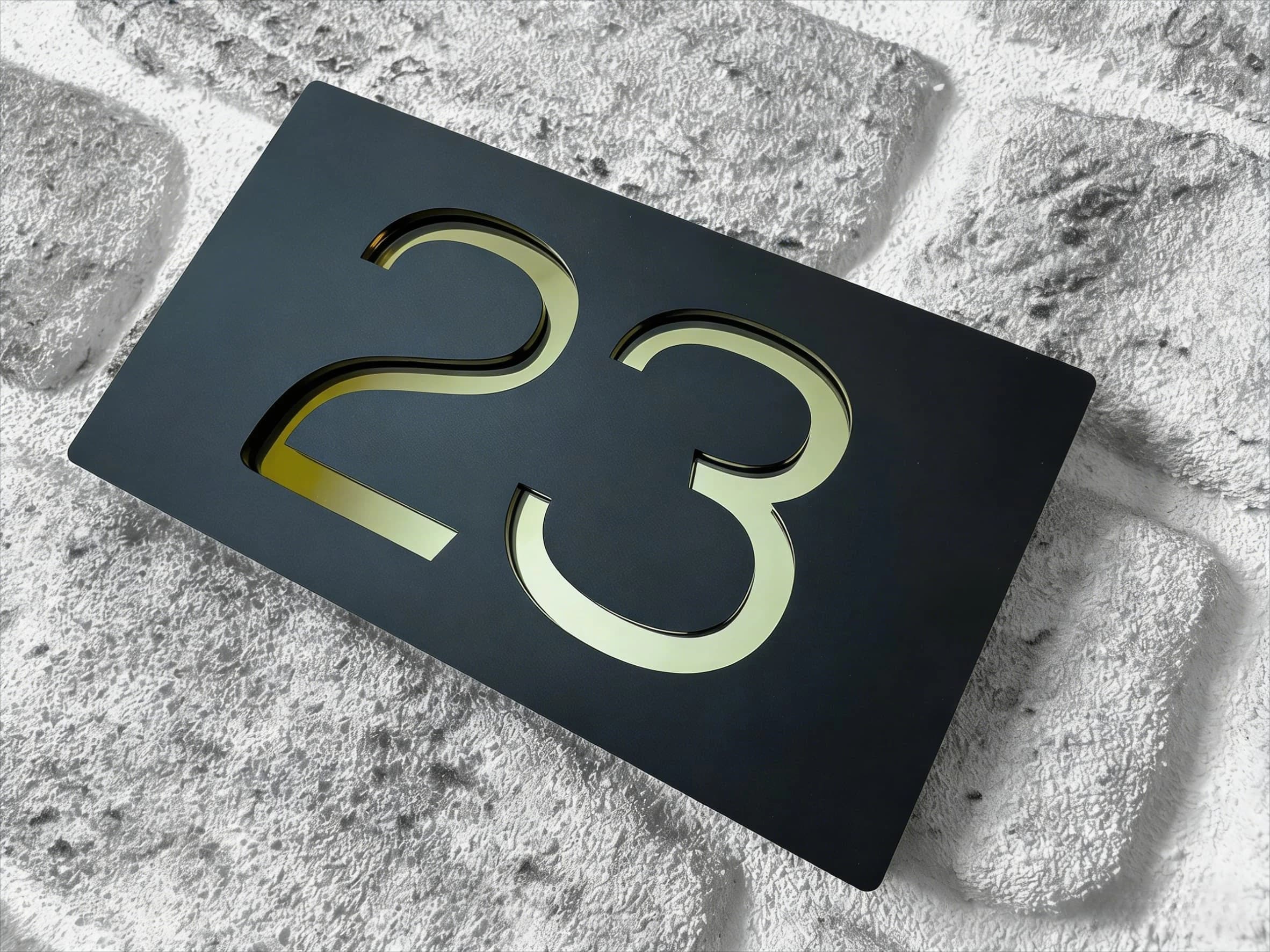 Custom Acrylic Modern House Numbers Sign Door Address Street Personalized 3D Letter Number Plaques Outdoor Name Home Decor Plate