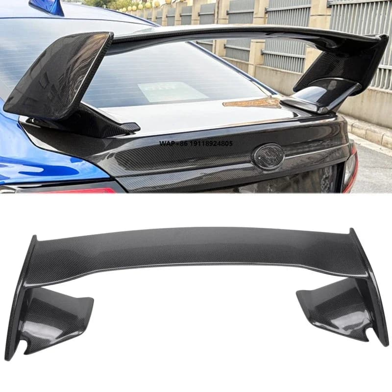 Car Rear Trunk Spoiler  Body Kit for  IMPREZA Wrx Vb STI Style Carbon Fiber Rear Spoiler Wing
