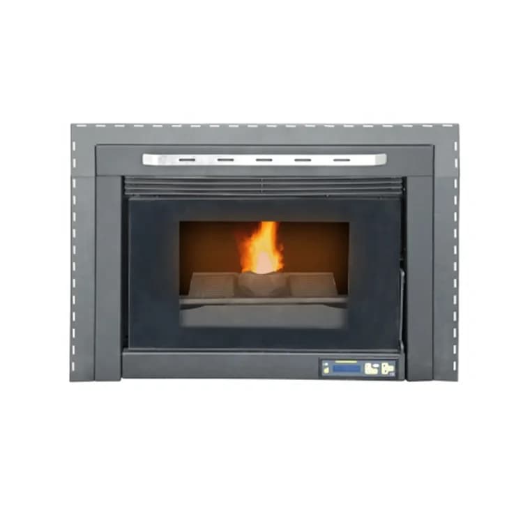 Insert Round Stove Pellet Electric Stove Insert Heater Fireplace Insert Cast Iron Fire Place Heater Pellet