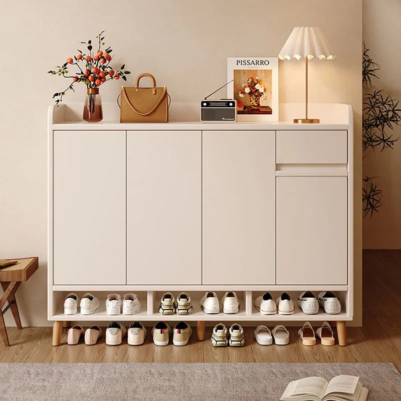 Storage Organizer Shoe Cabinet Living Room Display Wooden Luxury Designer Slippers Shoe Shelf Modern Zapatero Home Furniture