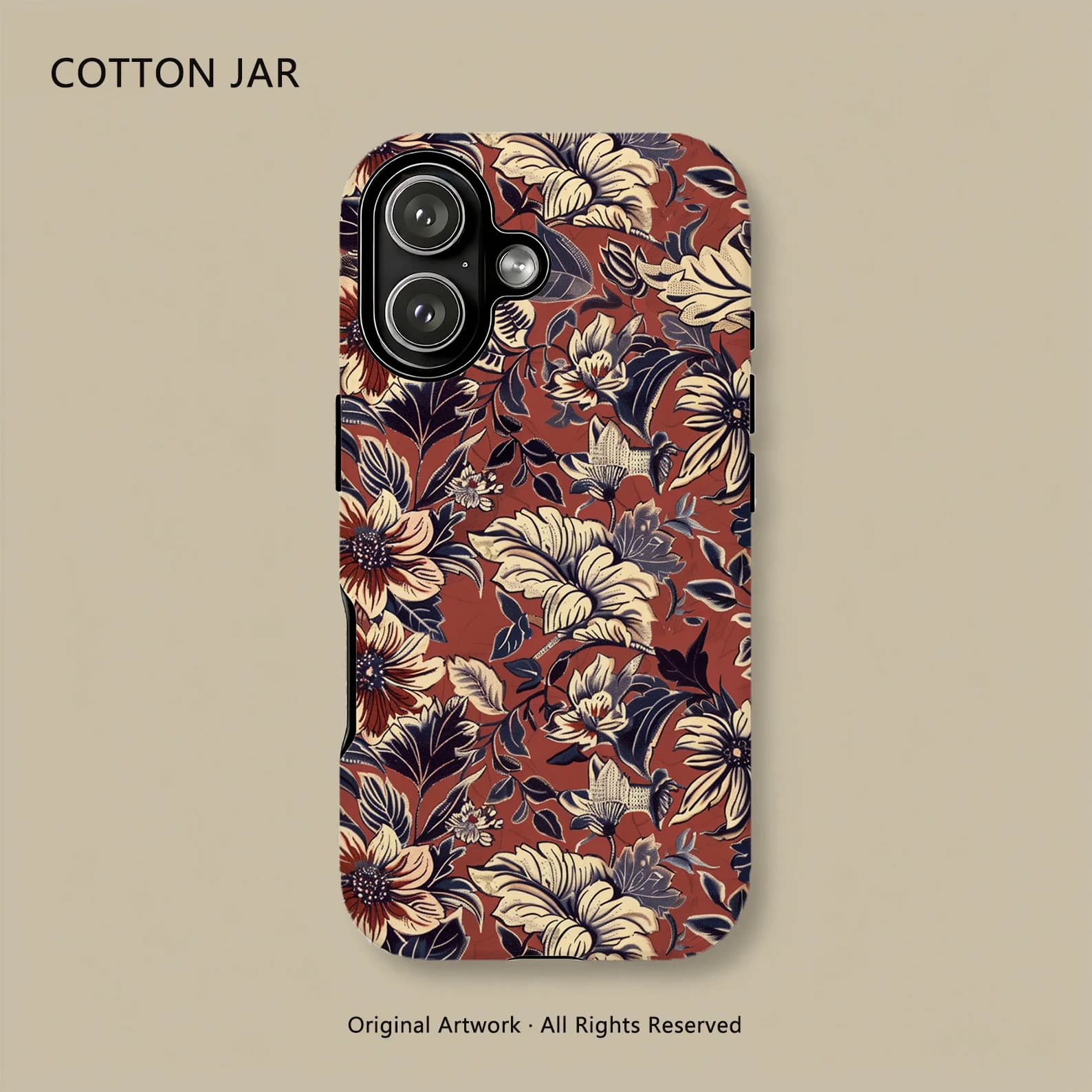 For Magsafe 2 in 1 Flower Pattern Case For iPhone 12 Pro 13 14 Plus 15 16 17 Pro Max Luxury Magnetic Shockproof Phone Cover