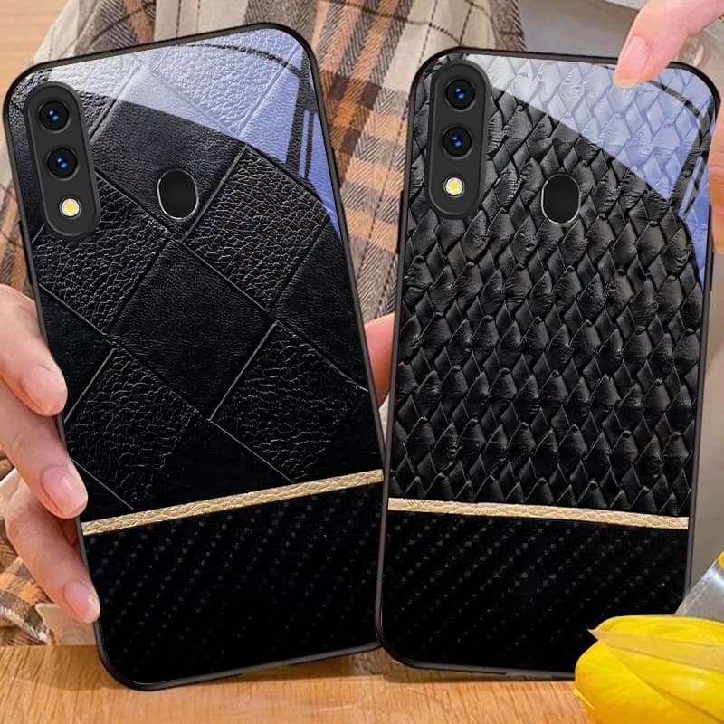Scale texture element For Samsung Galaxy A50 A52 A52s A53 A54 A55 A56 A51 A80 A70 A71 A35 A34 A30 A26 A25 A22 Glass Phone Case