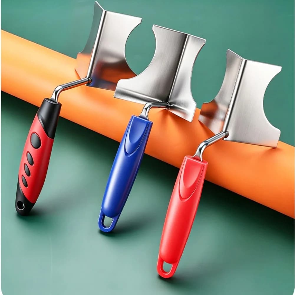 Professional Stainless Steel Corner Trowel 90 Degree Angle Tool Drywall Plastering Putty Skimming Wall Renovation Hand Equipment