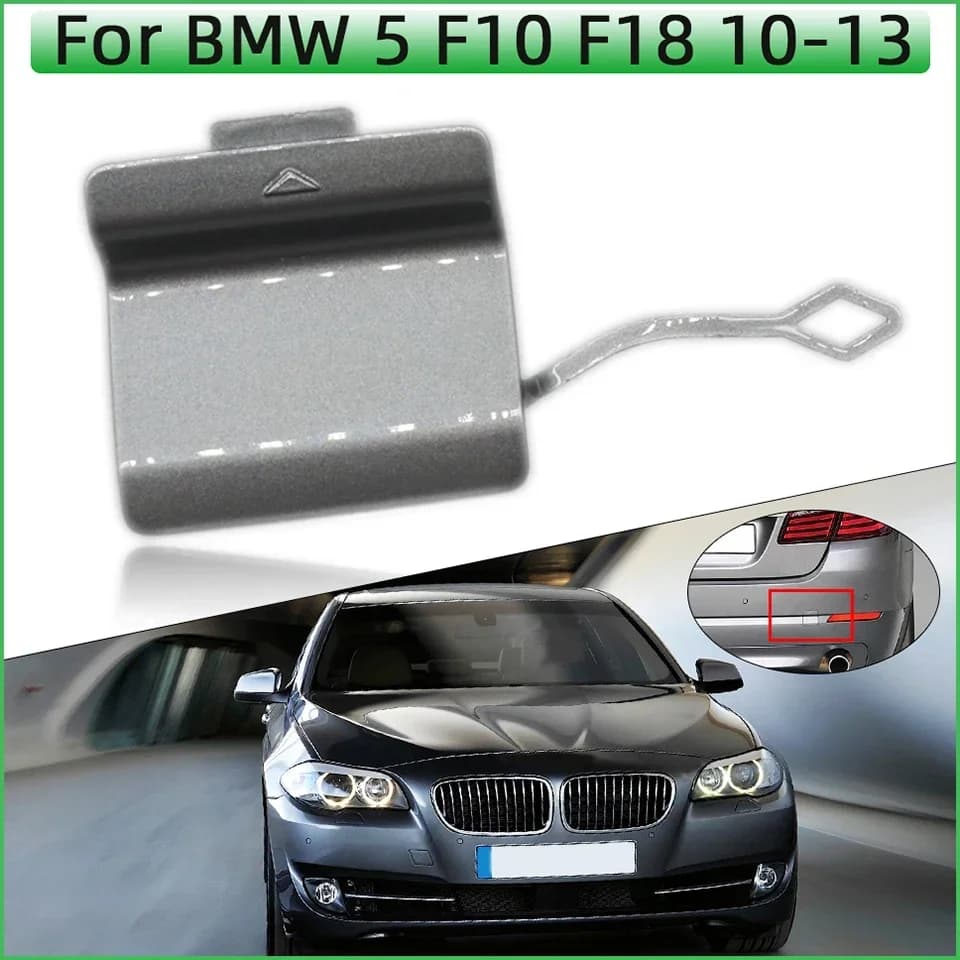 Auto Rear Bumper Tow Hook Hauling Eye Cover Cap For Bmw 5 Series F10 F18 523 525 528i 535i 550i 2010 2011 2012 2013 51127240133