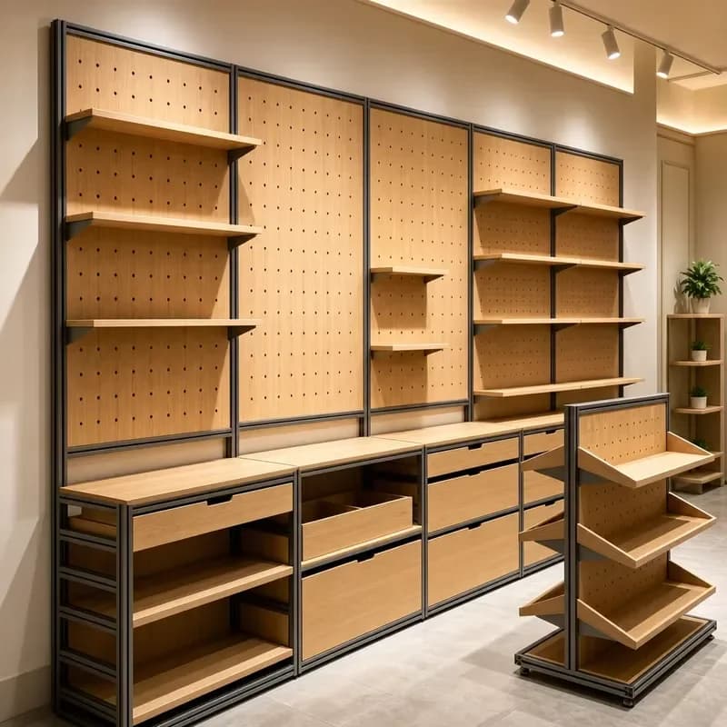 Display Rack Led Display Supermarket Shelf Outdoor Furniture Stacking Rack Shelf Showcase Shoe Cabinet Supermarket Display