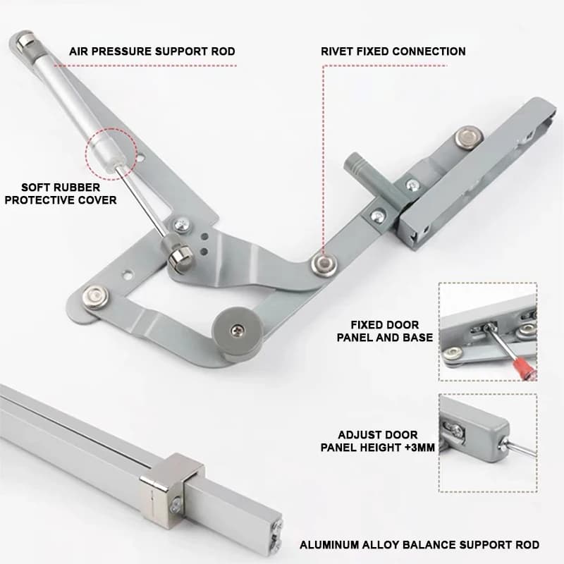 Cabinet Hydraulic Lid Support Cabinet Support Lifting System Hydraulic Cabinet Lift System Support Flap Stay