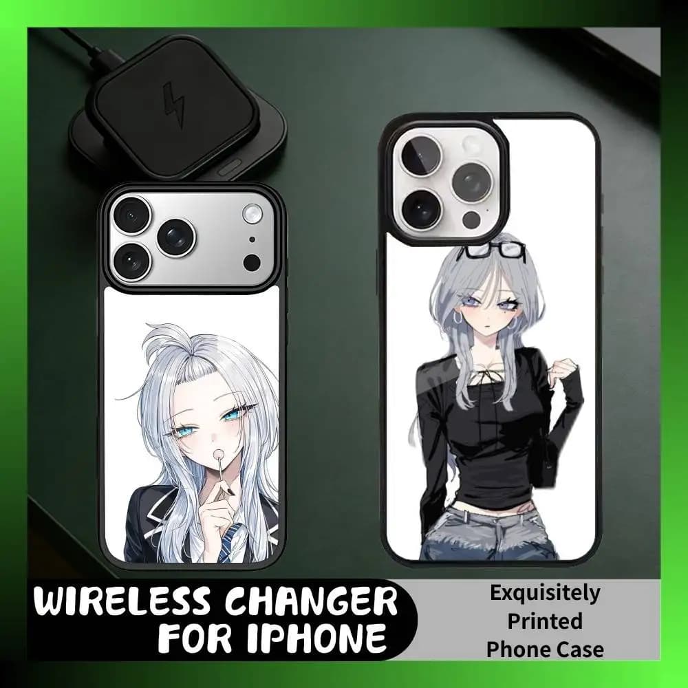Cute H-Haimiya-senpai Design  Phone Case For iPhone17,16,15,14,13 Plus,Pro Max Magnetic For Magsafe Wireless Charging