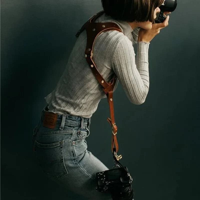 SLR camera double strap Digital camera double protection anti-drop strap