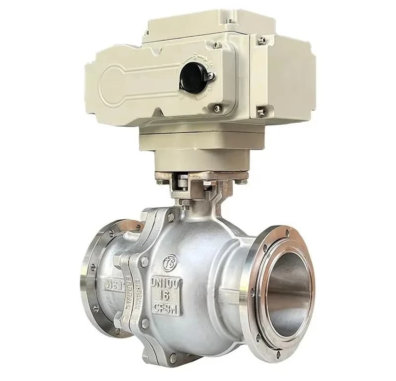 OEM Customized 8 Inch Stainless Steel Electric Actuator High Temperature Automatic Ball Valve for Water Media High Ball Valves